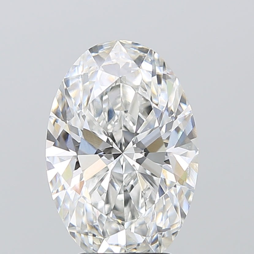 4.10 Carat Oval Shaped, Very Good Cut, F Color, VS1 Clarity, IGI Certified Lab Grown Diamond