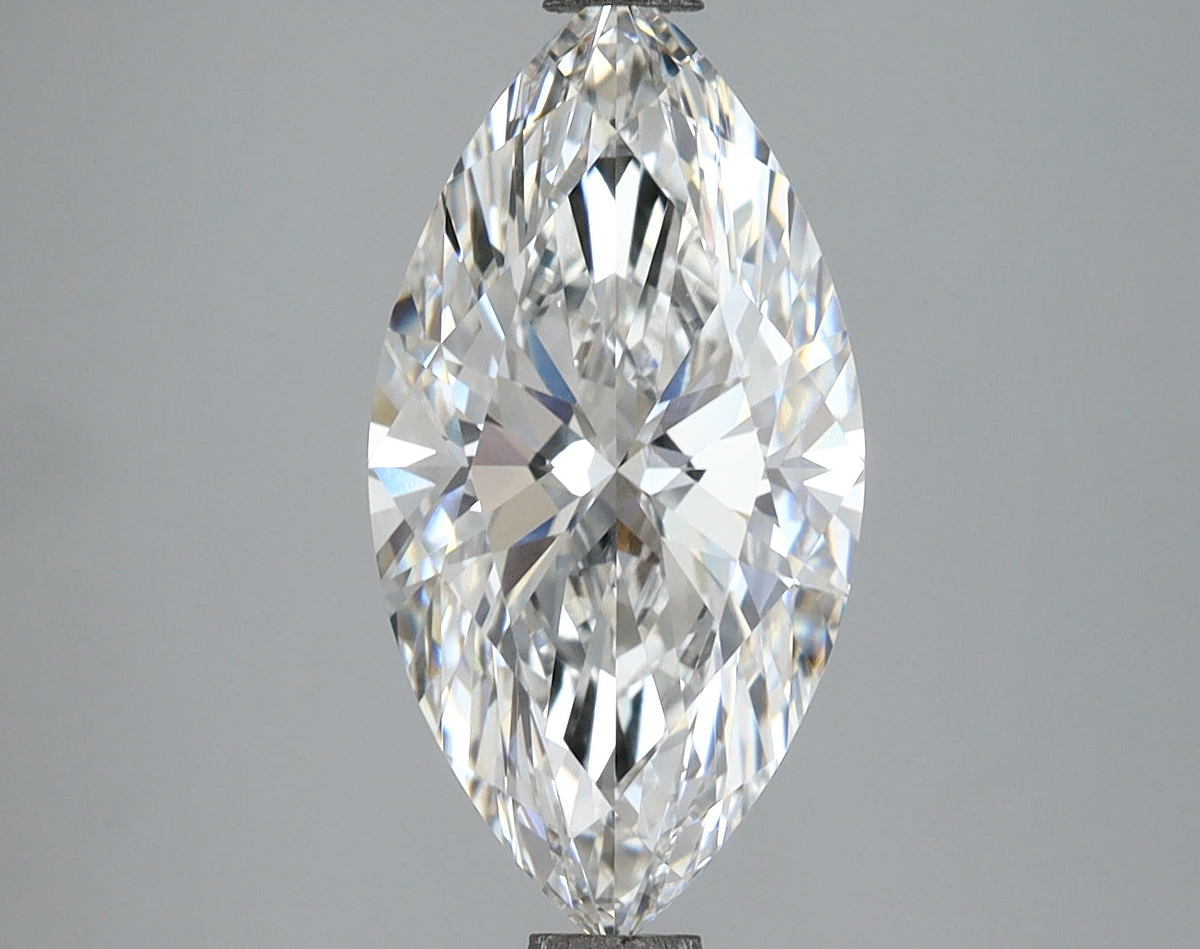 3.08 Carat Marquise Shaped, Ideal Cut, E Color, VVS1 Clarity, IGI Certified Lab Grown Diamond