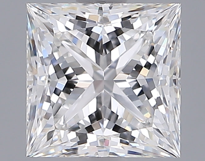 2.07 Carat Princess Shaped, Ideal Cut, E Color, VVS1 Clarity, IGI Certified Lab Grown Diamond