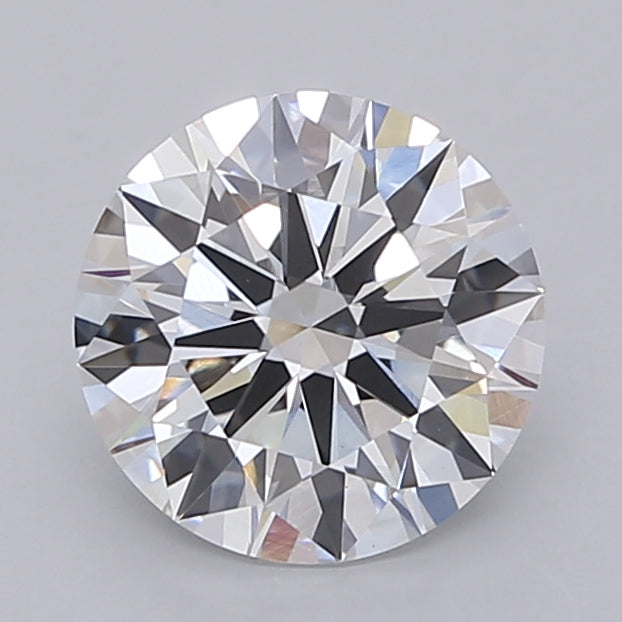 2.01 Carat Round Shaped, Ideal Cut, E Color, VVS2 Clarity, IGI Certified Lab Grown Diamond