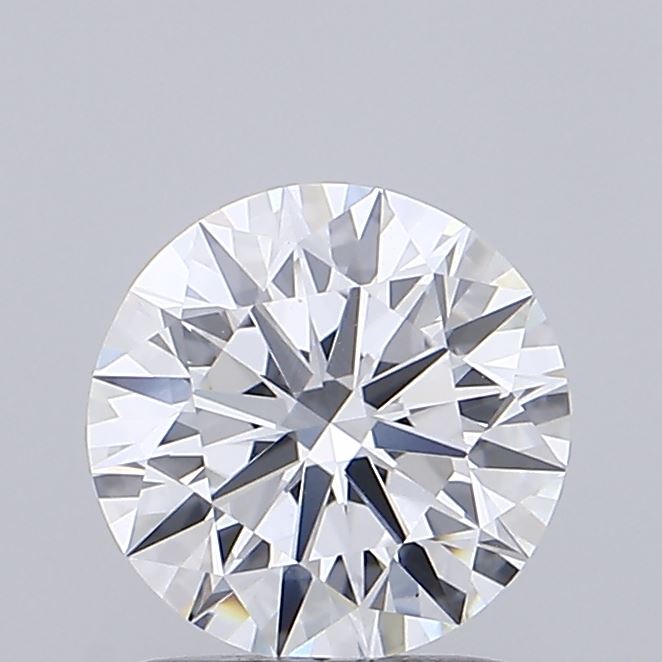 1.54 Carat Round Shaped, Ideal Cut, D Color, VVS2 Clarity, IGI Certified Lab Grown Diamond
