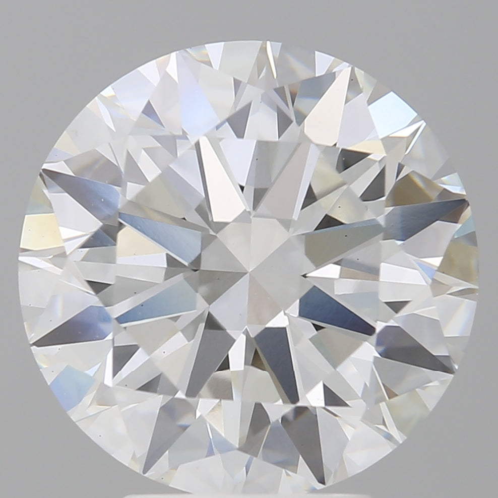5.02 Carat Round Shaped, Excellent Cut, F Color, VS1 Clarity, IGI Certified Lab Grown Diamond