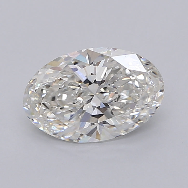 1.50 Carat Oval Shaped, Ideal Cut, G Color, VVS2 Clarity, IGI Certified Lab Grown Diamond