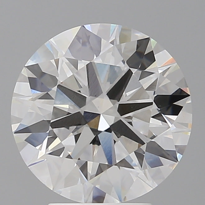 4.08 Carat Round Shaped, Ideal Cut, E Color, VVS2 Clarity, IGI Certified Lab Grown Diamond