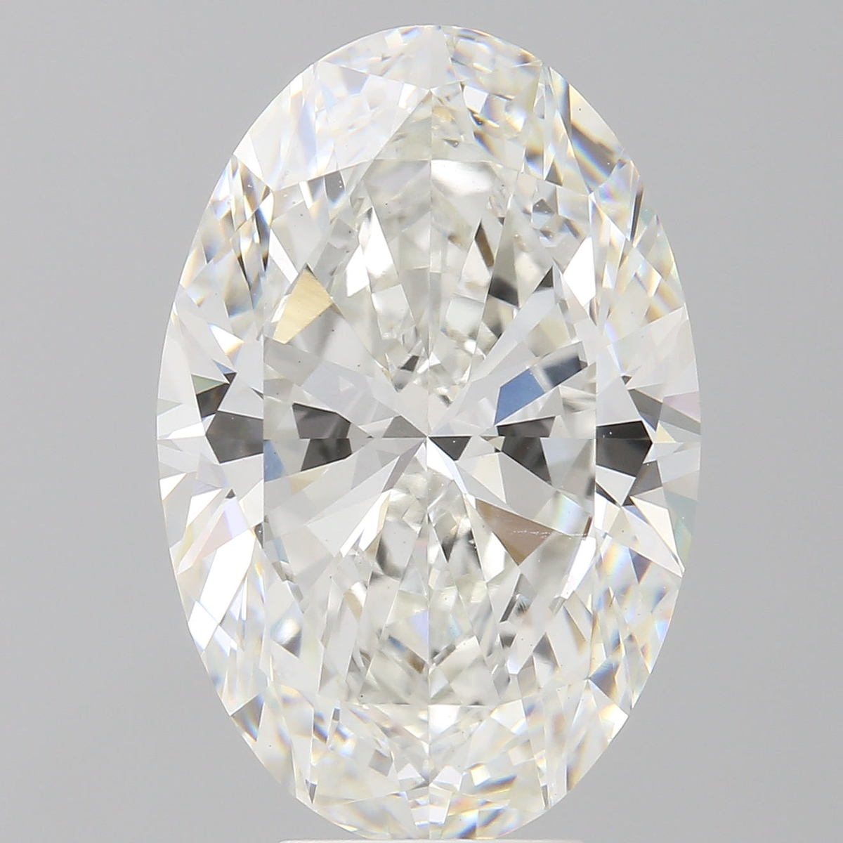 7.02 Carat Oval Shaped, Ideal Cut, F Color, VS1 Clarity, IGI Certified Lab Grown Diamond