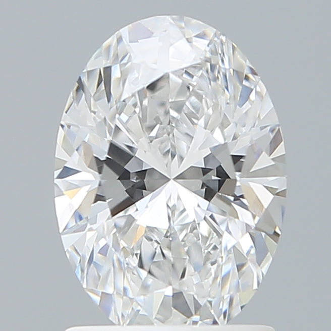 1.52 Carat Oval Shaped, Ideal Cut, D Color, VVS2 Clarity, IGI Certified Lab Grown Diamond
