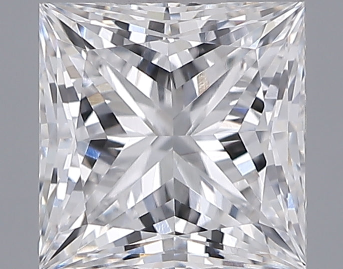 1.05 Carat Princess Shaped, Ideal Cut, D Color, VVS1 Clarity, IGI Certified Lab Grown Diamond