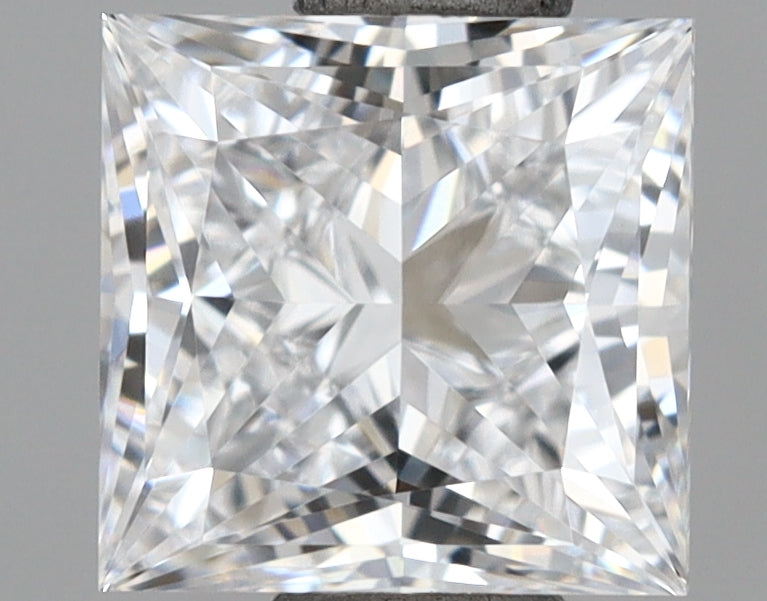 1.01 Carat Princess Shaped, Ideal Cut, D Color, VVS2 Clarity, IGI Certified Lab Grown Diamond