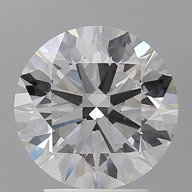 3.02 Carat Round Shaped, Ideal Cut, E Color, VVS2 Clarity, IGI Certified Lab Grown Diamond