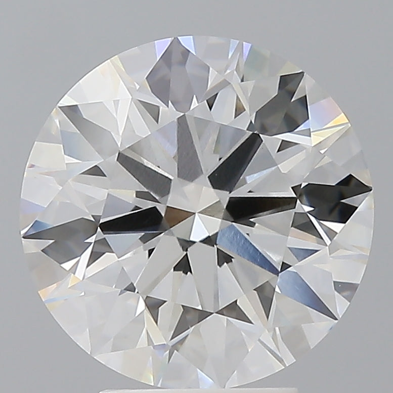 4.58 Carat Round Shaped, Ideal Cut, F Color, VVS2 Clarity, IGI Certified Lab Grown Diamond