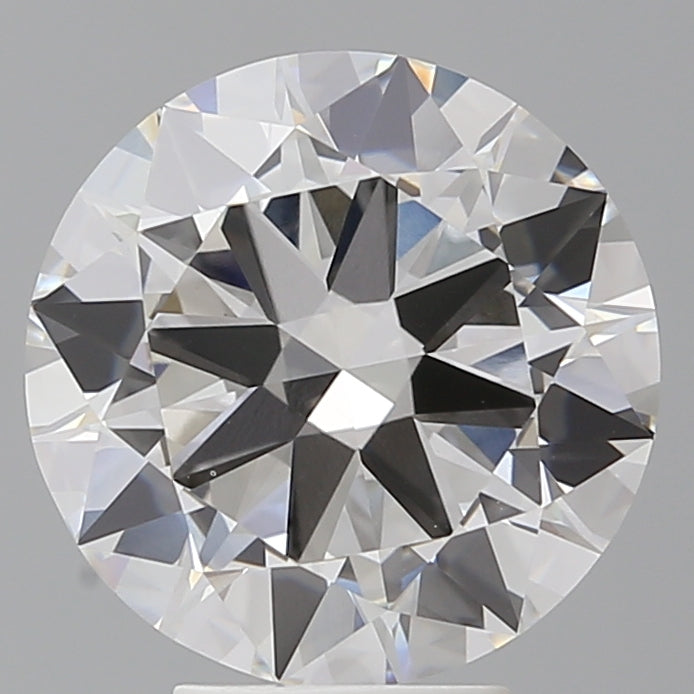 5.03 Carat Round Shaped, Excellent Cut, F Color, VVS2 Clarity, IGI Certified Lab Grown Diamond