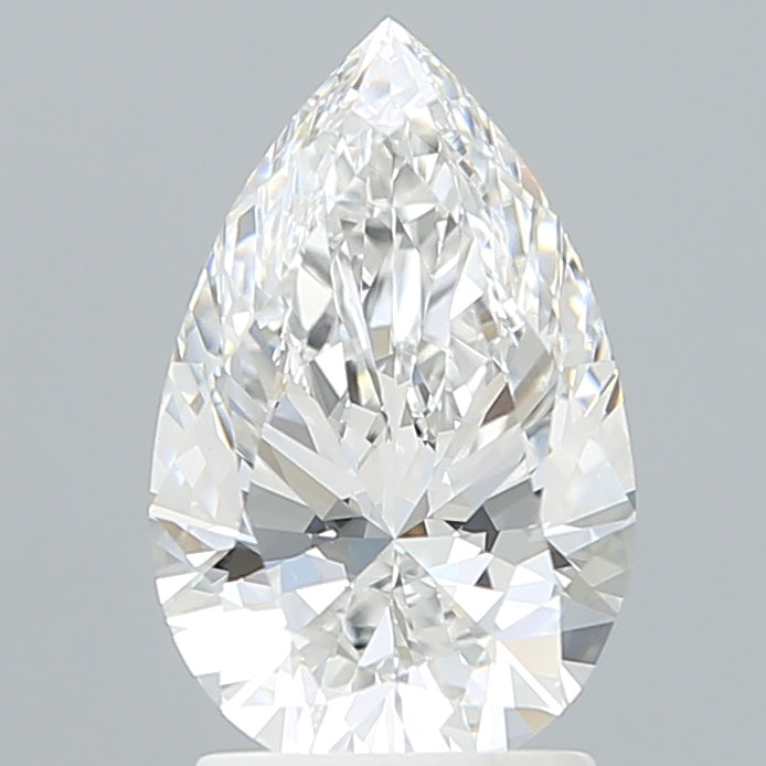 2.09 Carat Pear Shaped, Ideal Cut, E Color, VVS2 Clarity, IGI Certified Lab Grown Diamond