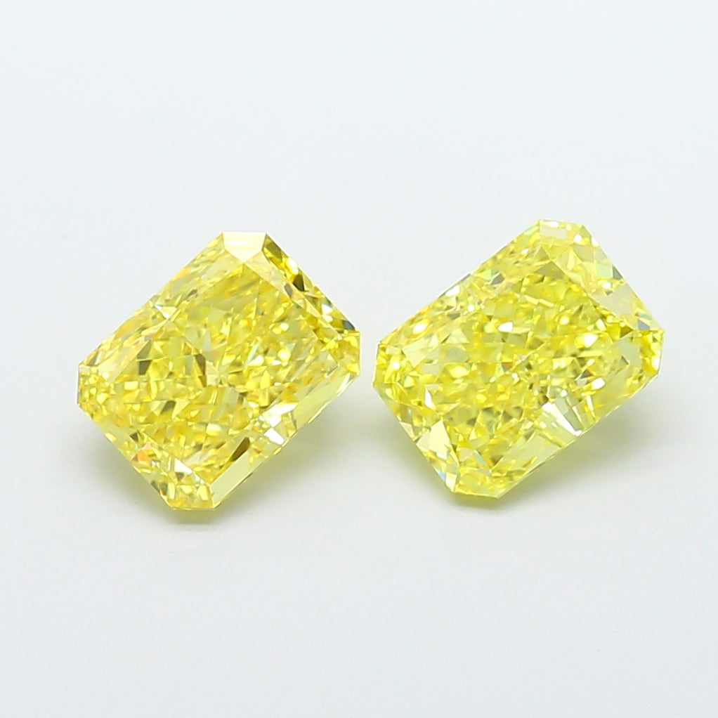 2.08 Carat Radiant Shaped, Ideal Cut, VVS2 Clarity, IGI Certified Lab Grown Diamond