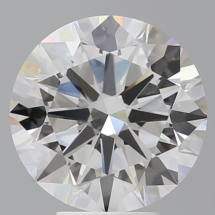 5.55 Carat Round Shaped, Excellent Cut, E Color, VVS2 Clarity, IGI Certified Lab Grown Diamond
