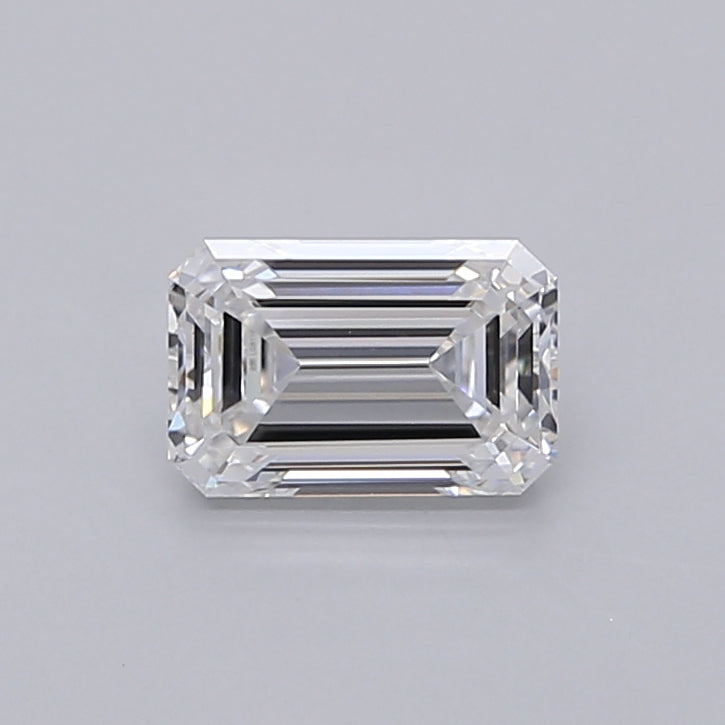 1.03 Carat Emerald Shaped, Excellent Cut, D Color, VVS1 Clarity, IGI Certified Lab Grown Diamond