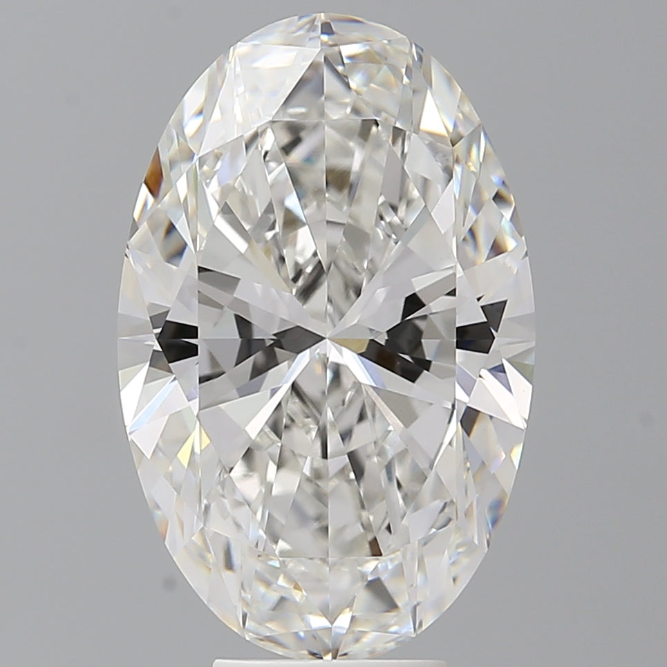7.09 Carat Oval Shaped, Ideal Cut, F Color, VVS2 Clarity, IGI Certified Lab Grown Diamond