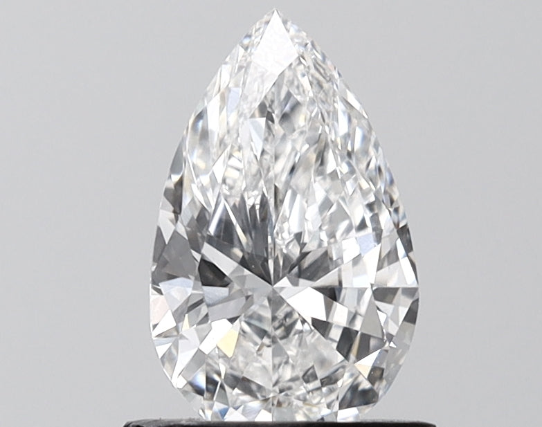 1.04 Carat Pear Shaped, Excellent Cut, D Color, VS1 Clarity, IGI Certified Lab Grown Diamond