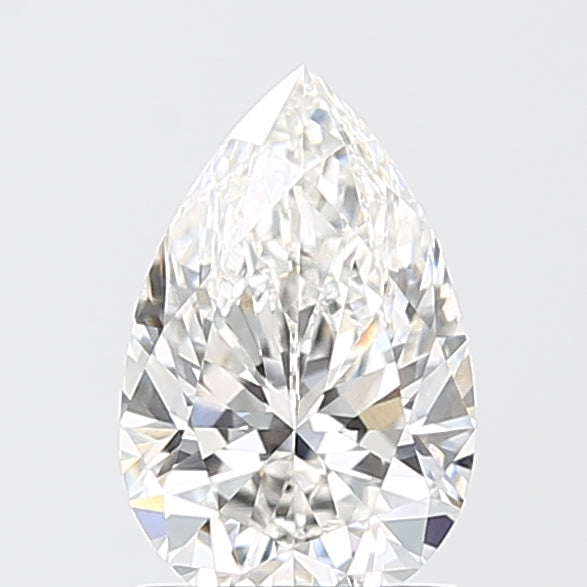 1.54 Carat Pear Shaped, Excellent Cut, F Color, VVS2 Clarity, IGI Certified Lab Grown Diamond