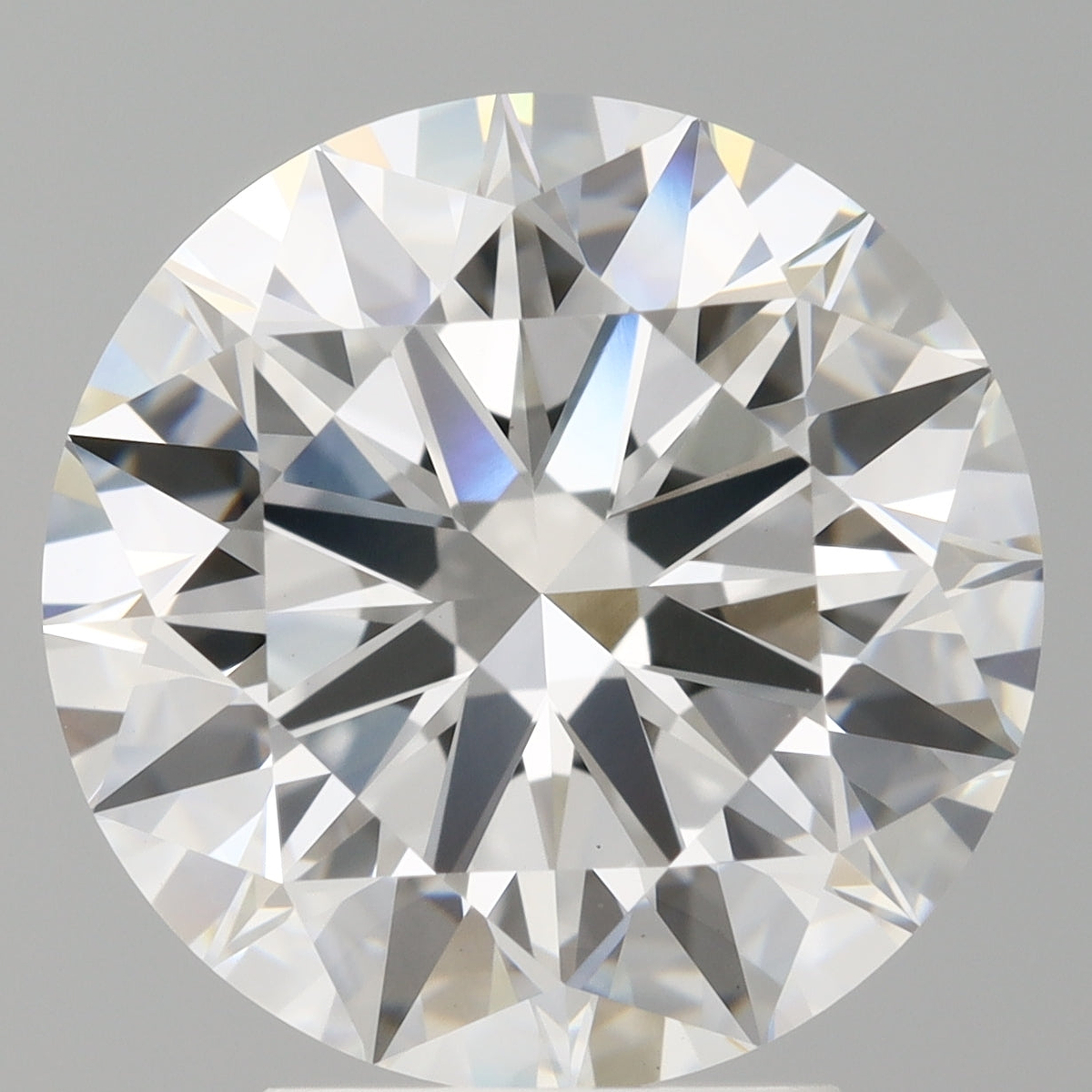 4.09 Carat Round Shaped, Ideal Cut, E Color, VVS2 Clarity, IGI Certified Lab Grown Diamond
