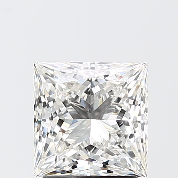 2.07 Carat Princess Shaped, Excellent Cut, F Color, VVS2 Clarity, IGI Certified Lab Grown Diamond