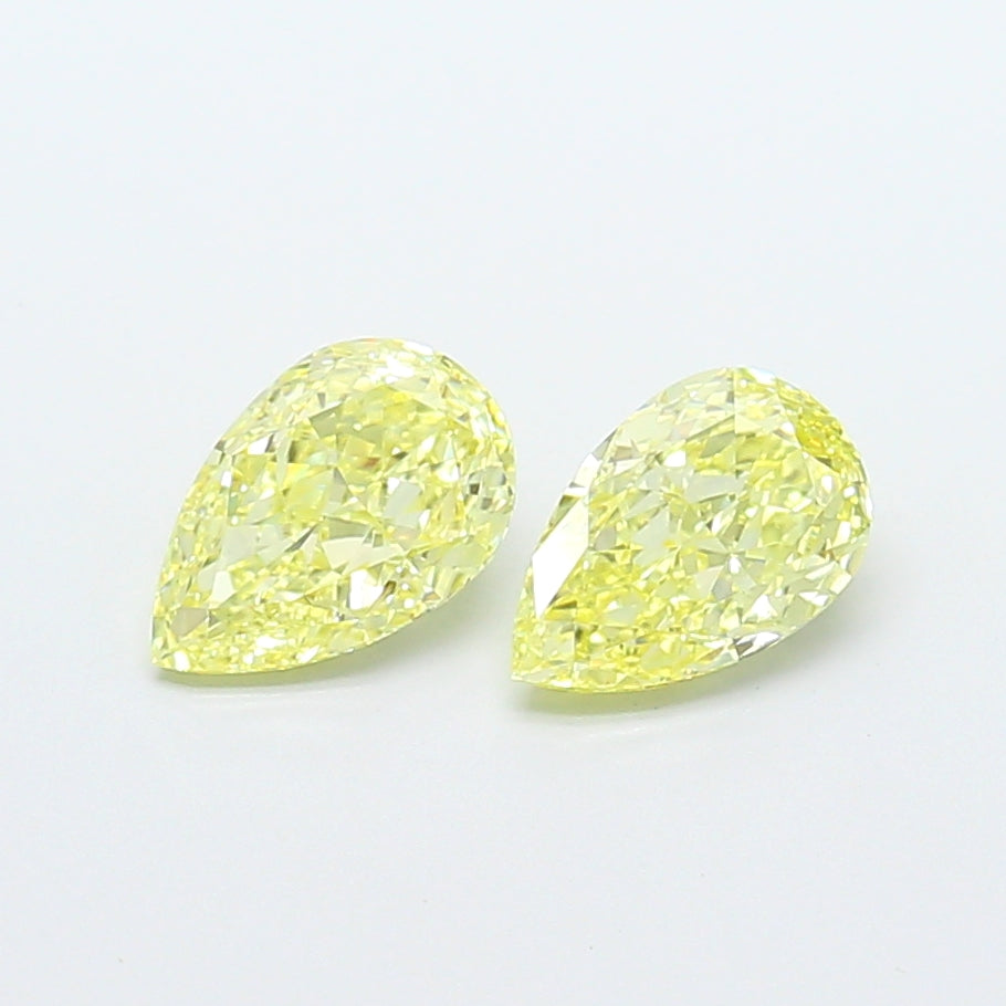 1.00 Carat Pear Shaped, Ideal Cut, VVS2 Clarity, IGI Certified Lab Grown Diamond