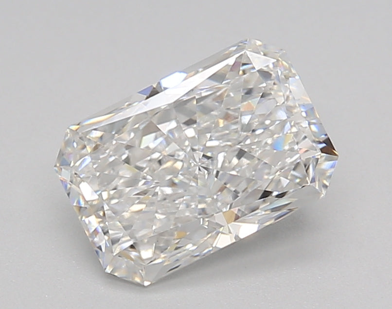 1.50 Carat Radiant Shaped, Excellent Cut, E Color, VS1 Clarity, IGI Certified Lab Grown Diamond