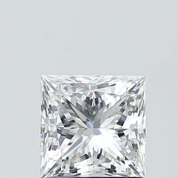 1.52 Carat Princess Shaped, Ideal Cut, E Color, VVS2 Clarity, IGI Certified Lab Grown Diamond