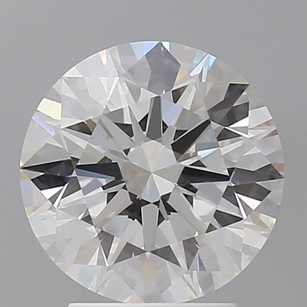 3.04 Carat Round Shaped, Ideal Cut, E Color, VVS2 Clarity, IGI Certified Lab Grown Diamond