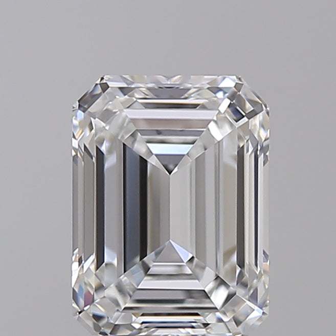 2.00 Carat Emerald Shaped, Ideal Cut, E Color, VS1 Clarity, GIA Certified Lab Grown Diamond