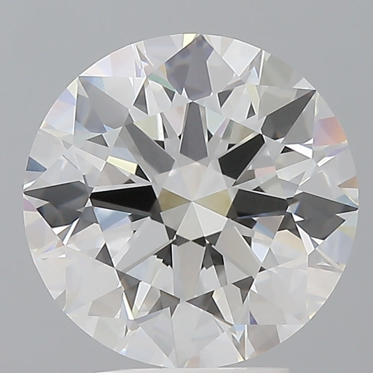 4.08 Carat Round Shaped, Ideal Cut, F Color, VVS2 Clarity, IGI Certified Lab Grown Diamond