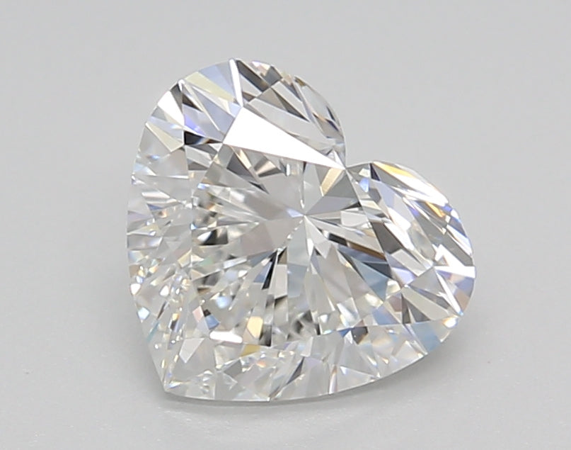 1.52 Carat Heart Shaped, Ideal Cut, F Color, VS1 Clarity, GIA Certified Lab Grown Diamond