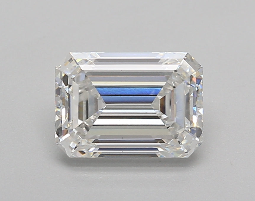 1.52 Carat Emerald Shaped, Very Good Cut, E Color, VS1 Clarity, IGI Certified Lab Grown Diamond