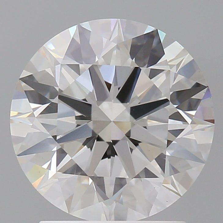 2.10 Carat Round Shaped, Ideal Cut, F Color, VS1 Clarity, IGI Certified Lab Grown Diamond