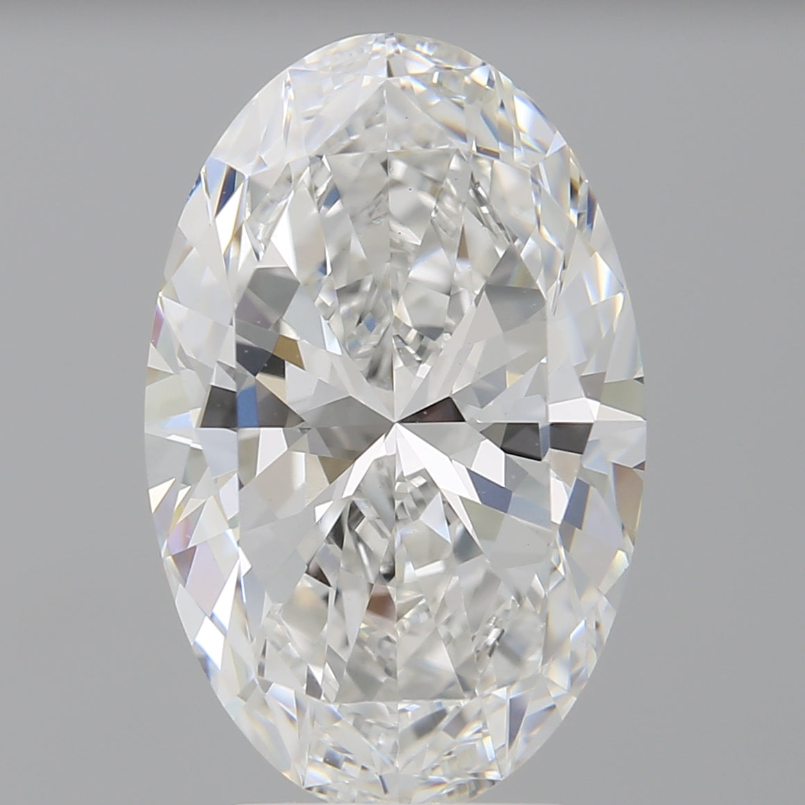 4.00 Carat Oval Shaped, Ideal Cut, F Color, VVS2 Clarity, IGI Certified Lab Grown Diamond