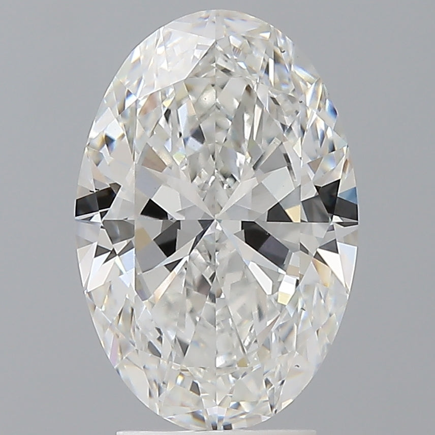 3.50 Carat Oval Shaped, Ideal Cut, E Color, VS2 Clarity, IGI Certified Lab Grown Diamond