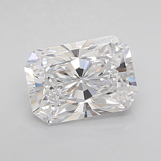 1.64 Carat Radiant Shaped, Ideal Cut, D Color, VS1 Clarity, IGI Certified Lab Grown Diamond