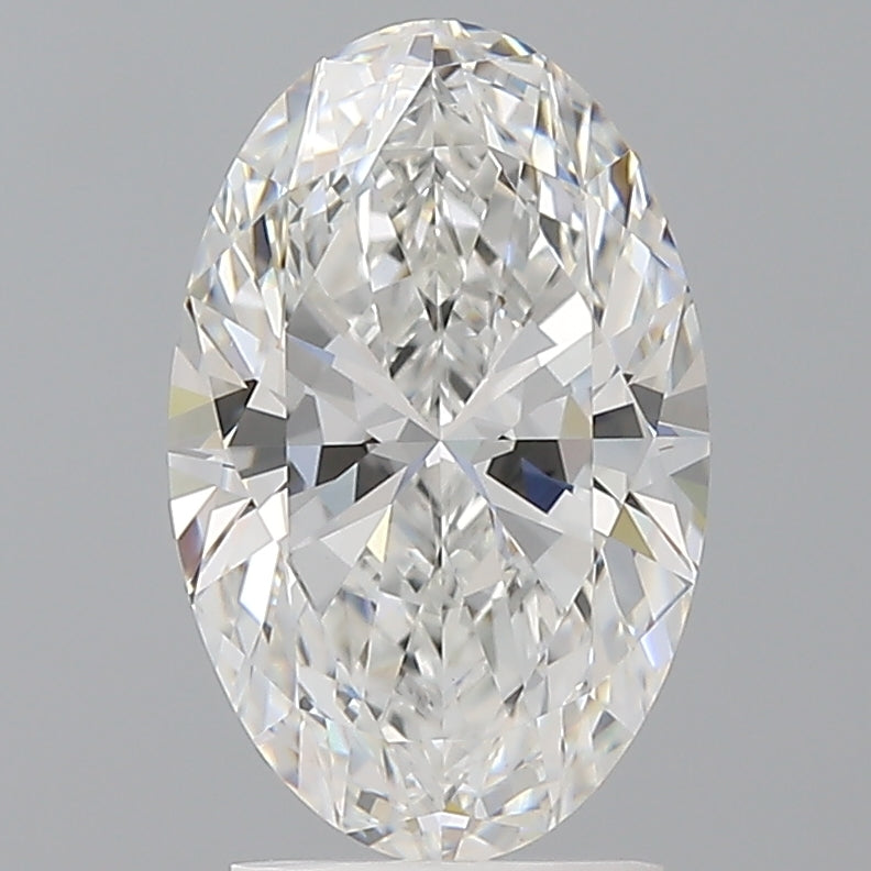 2.58 Carat Oval Shaped, Ideal Cut, E Color, VVS2 Clarity, IGI Certified Lab Grown Diamond