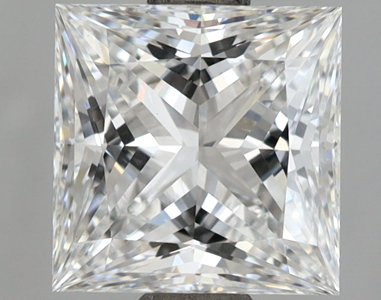 1.92 Carat Princess Shaped, Ideal Cut, E Color, VVS2 Clarity, IGI Certified Lab Grown Diamond