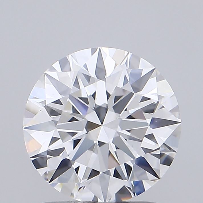 1.57 Carat Round Shaped, Ideal Cut, D Color, VVS2 Clarity, IGI Certified Lab Grown Diamond