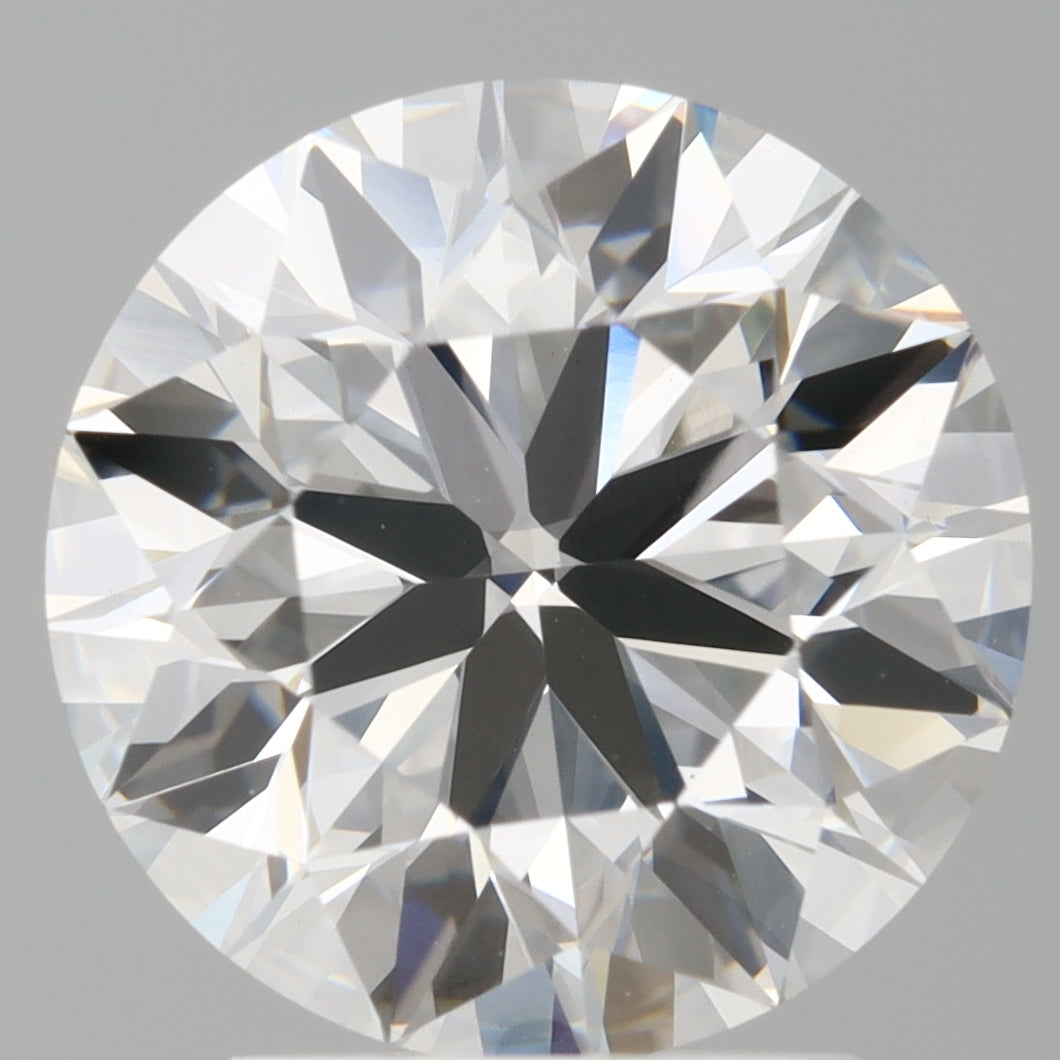 3.00 Carat Round Shaped, Ideal Cut, E Color, VVS2 Clarity, IGI Certified Lab Grown Diamond