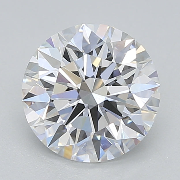 1.51 Carat Round Shaped, Ideal Cut, D Color, VVS2 Clarity, IGI Certified Lab Grown Diamond