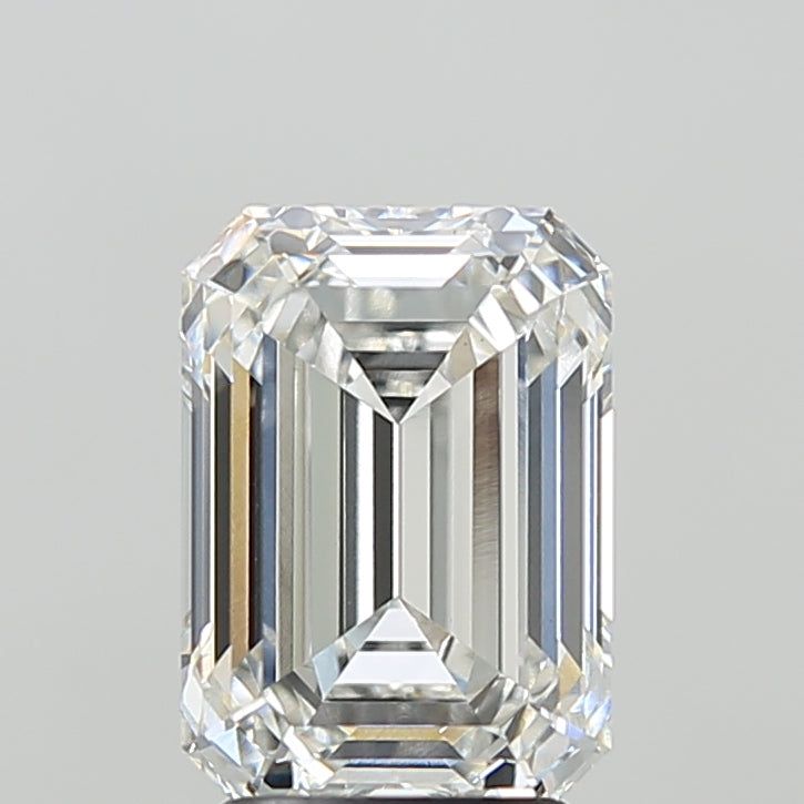 3.09 Carat Emerald Shaped, Ideal Cut, G Color, VVS2 Clarity, IGI Certified Lab Grown Diamond
