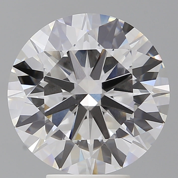 5.56 Carat Round Shaped, Ideal Cut, E Color, VVS2 Clarity, IGI Certified Lab Grown Diamond
