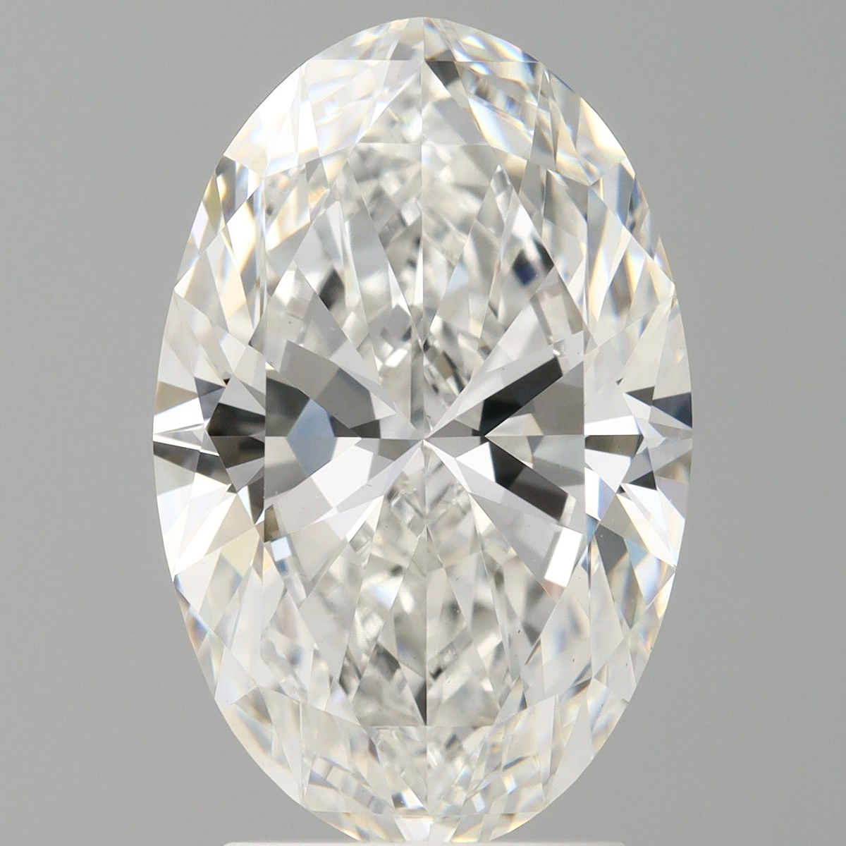 3.04 Carat Oval Shaped, Ideal Cut, F Color, VVS2 Clarity, IGI Certified Lab Grown Diamond