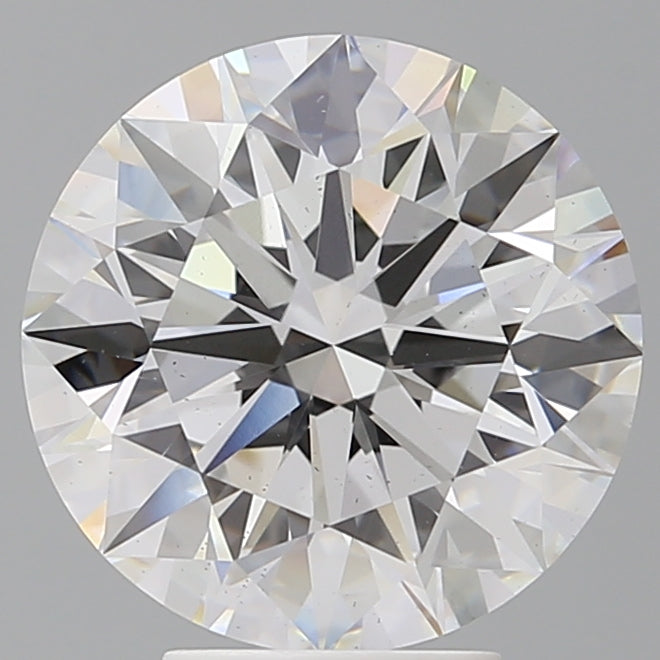 5.03 Carat Round Shaped, Ideal Cut, F Color, SI1 Clarity, IGI Certified Lab Grown Diamond