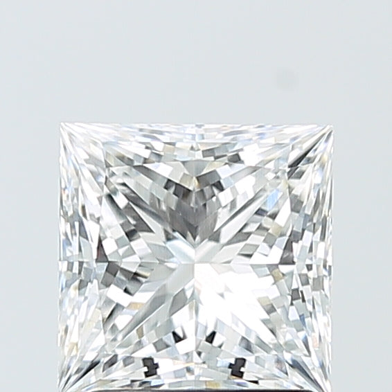 2.07 Carat Princess Shaped, Ideal Cut, D Color, VVS2 Clarity, IGI Certified Lab Grown Diamond