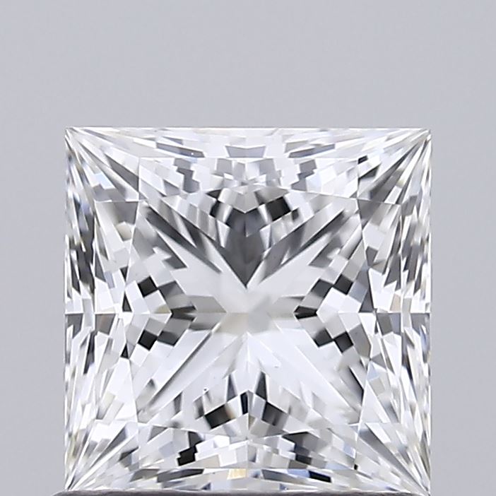 1.02 Carat Princess Shaped, Ideal Cut, E Color, VVS2 Clarity, IGI Certified Lab Grown Diamond