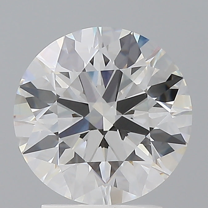 2.55 Carat Round Shaped, Ideal Cut, E Color, VVS2 Clarity, IGI Certified Lab Grown Diamond
