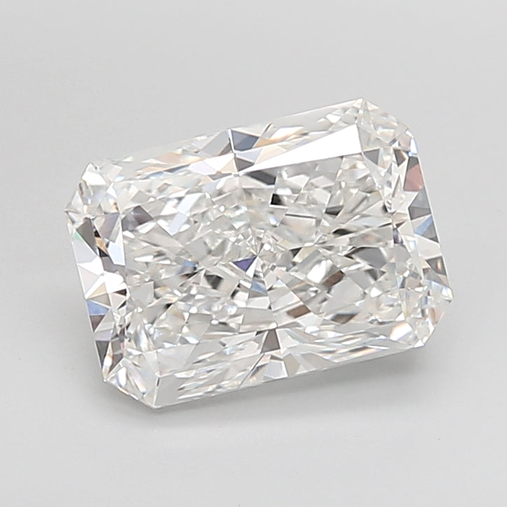 5.02 Carat Radiant Shaped, Ideal Cut, E Color, VVS2 Clarity, IGI Certified Lab Grown Diamond