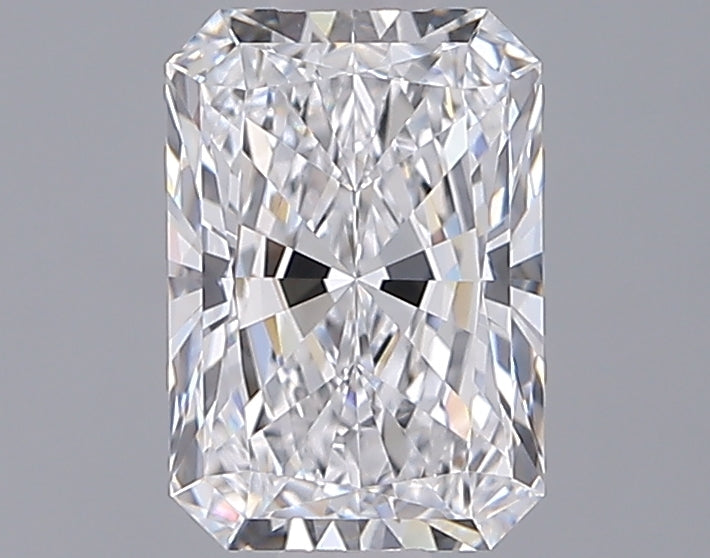 1.33 Carat Radiant Shaped, Ideal Cut, D Color, VVS2 Clarity, IGI Certified Lab Grown Diamond